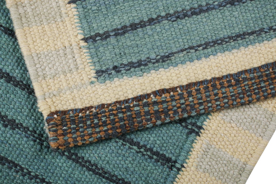 Scandinavian Runner with Geometric Stripes