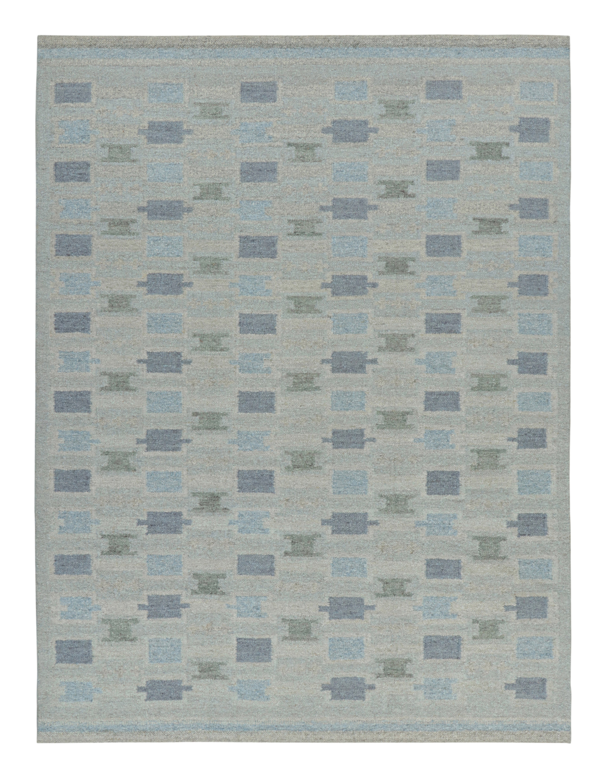 Scandinavian Rug with Geometric Patterns