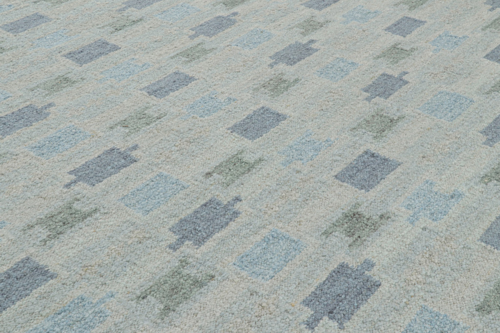 Scandinavian Rug with Geometric Patterns