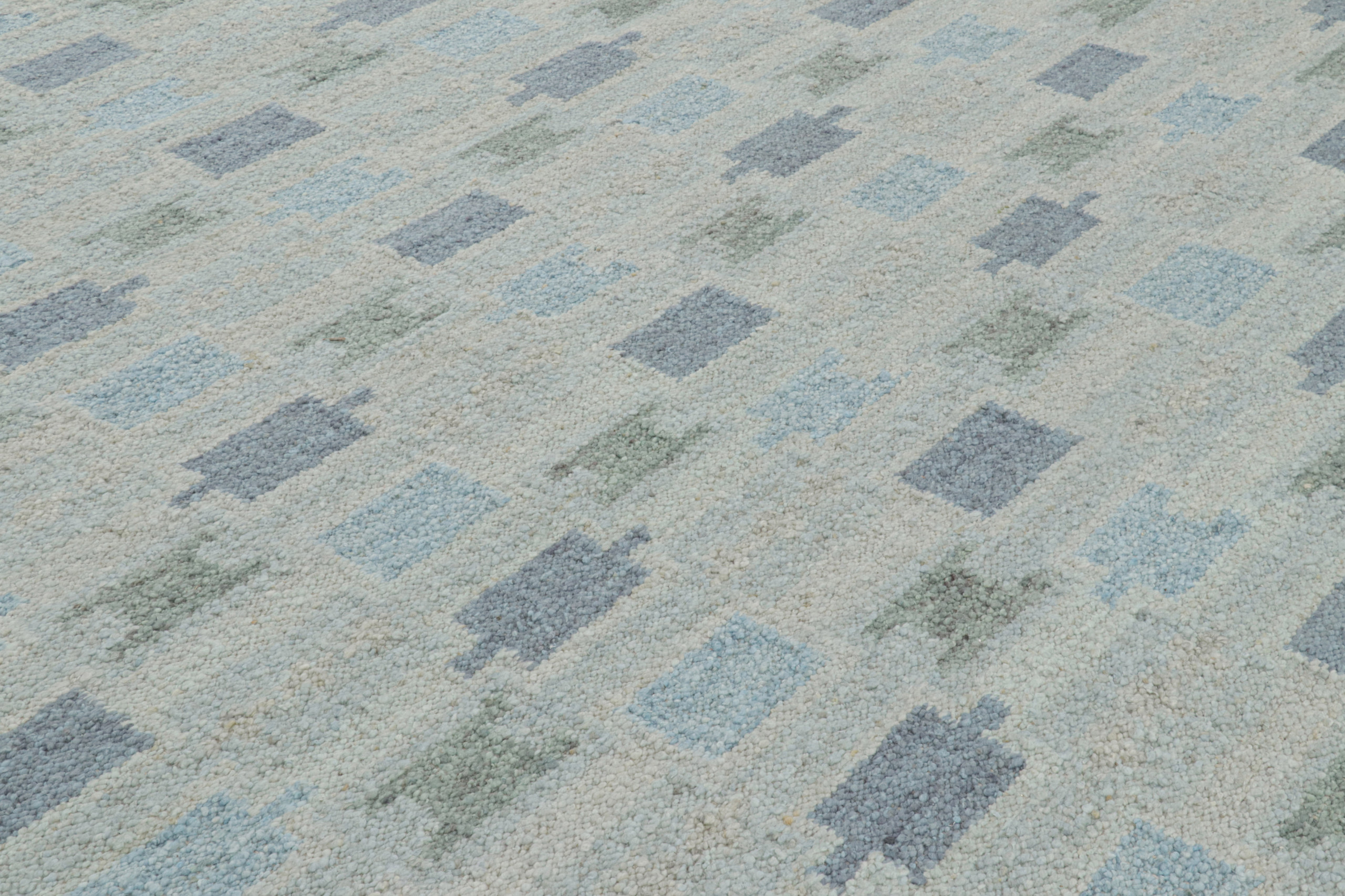 Scandinavian Rug with Geometric Patterns