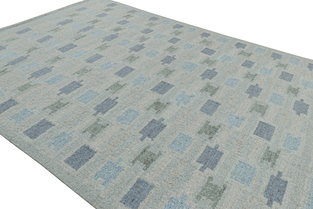 Scandinavian Rug with Geometric Patterns