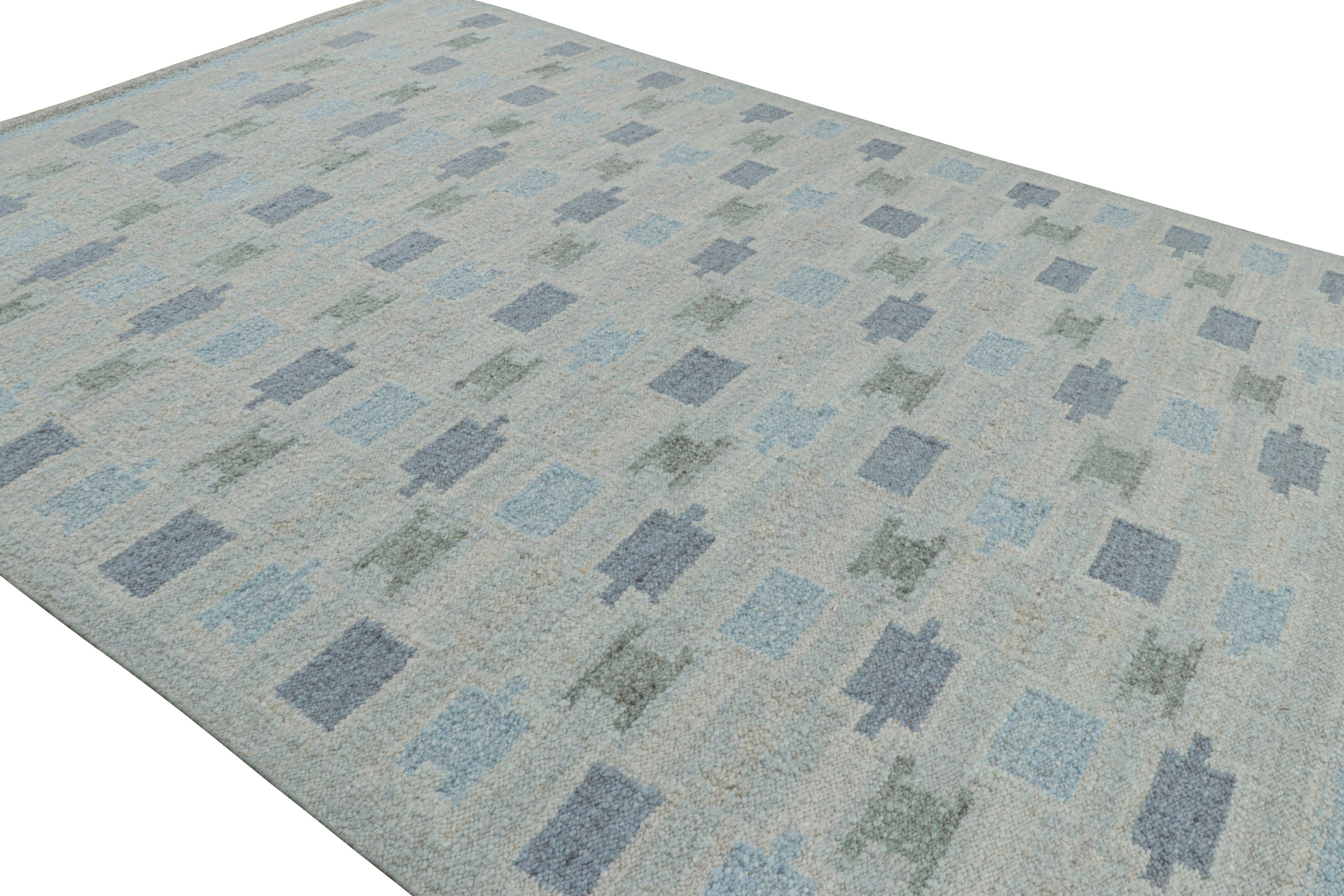 Scandinavian Rug with Geometric Patterns
