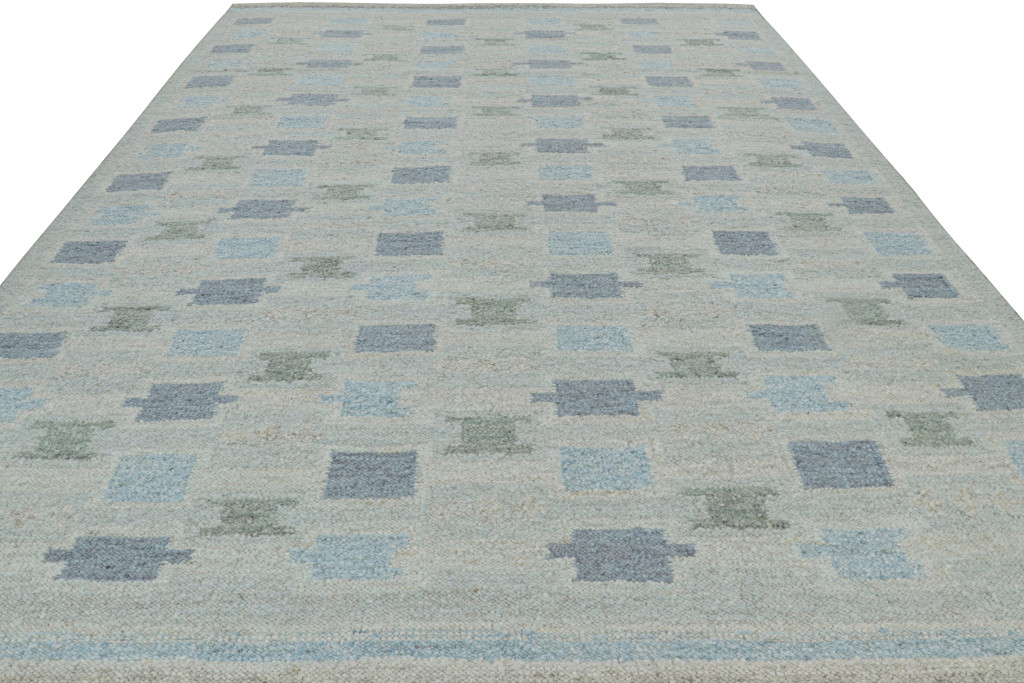 Scandinavian Rug with Geometric Patterns
