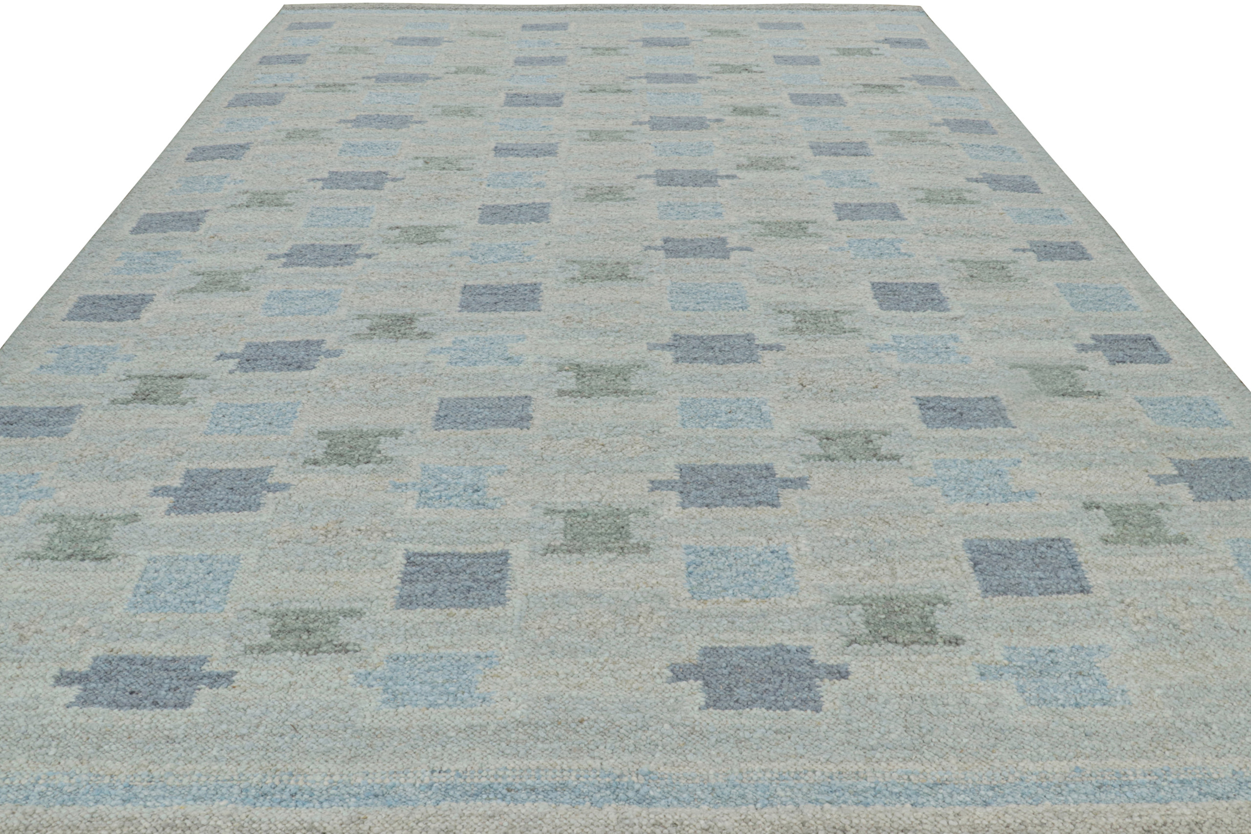 Scandinavian Rug with Geometric Patterns