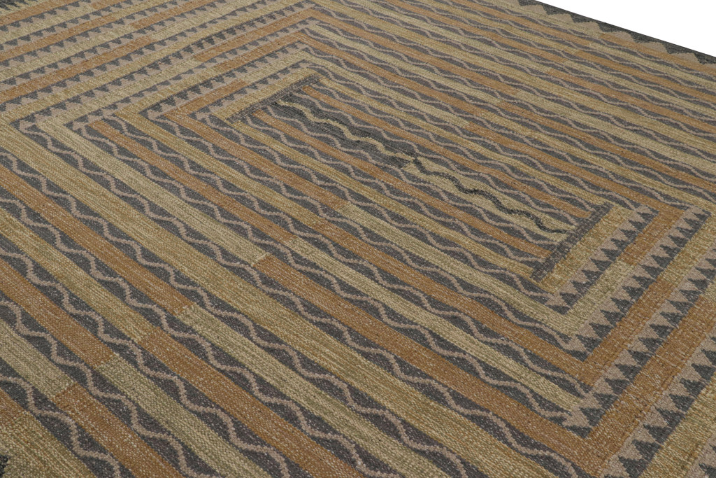 Scandinavian Rug with Geometric Patterns