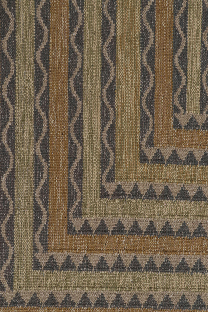 Scandinavian Rug with Geometric Patterns
