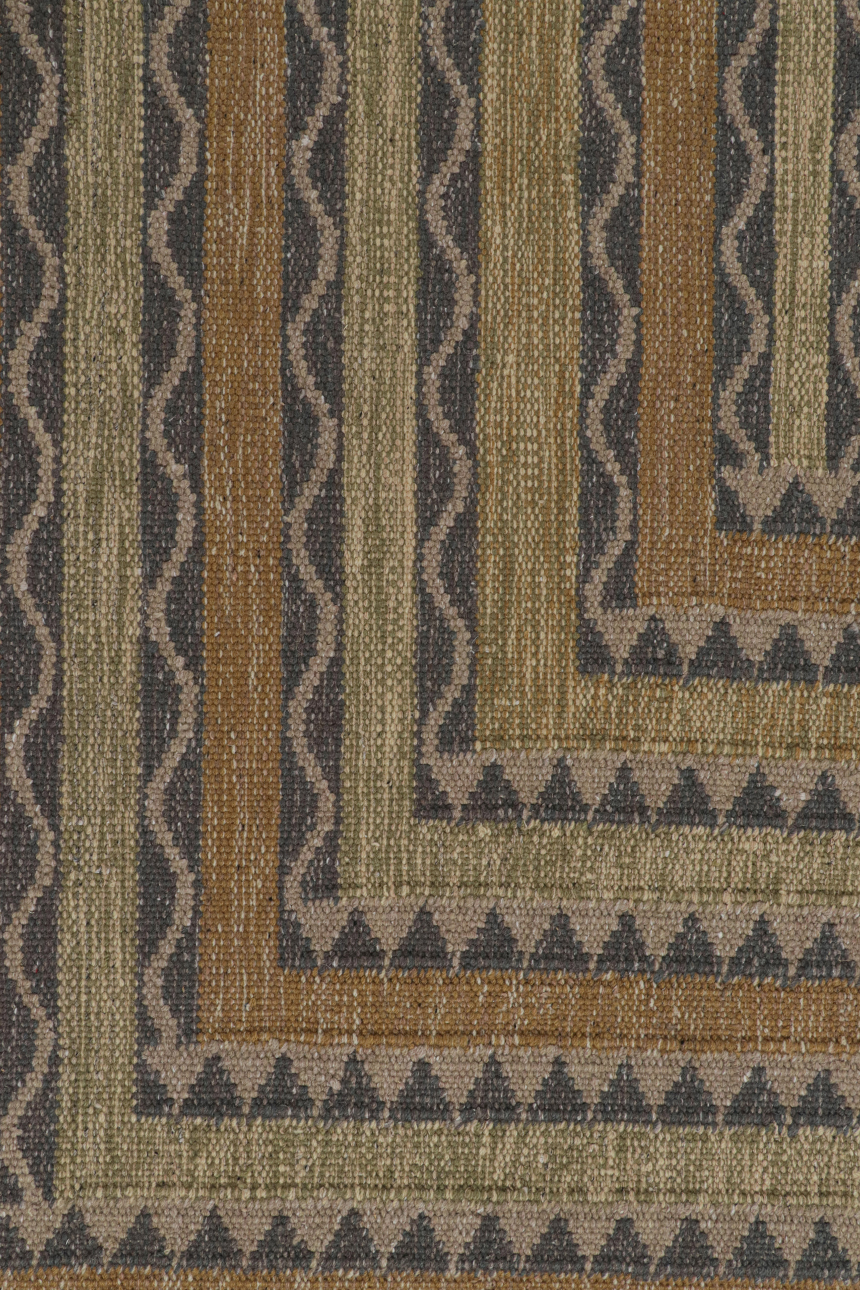 Scandinavian Rug with Geometric Patterns