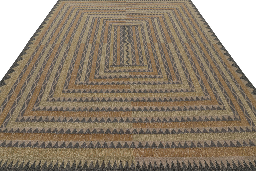 Scandinavian Rug with Geometric Patterns
