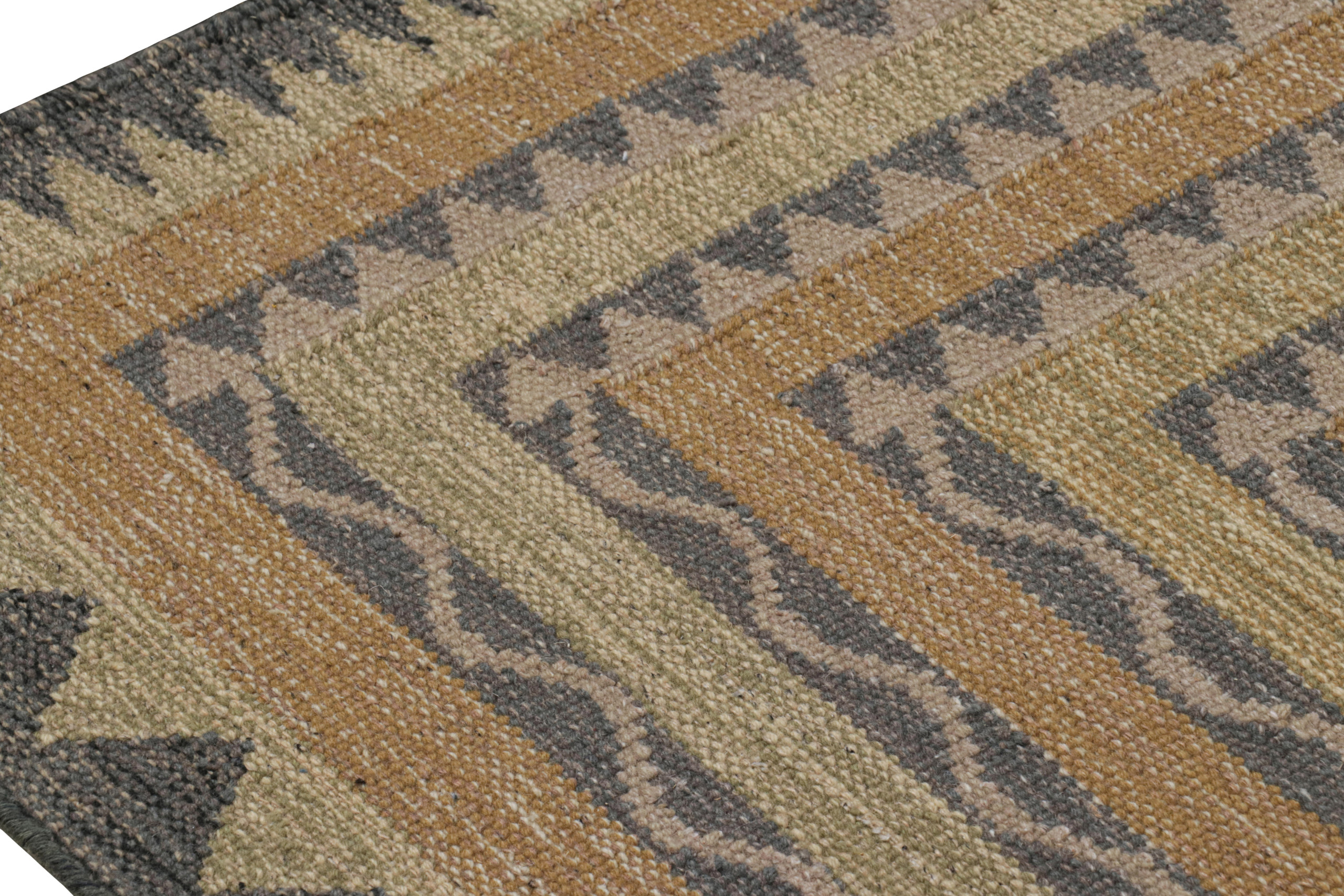 Scandinavian Rug with Geometric Patterns