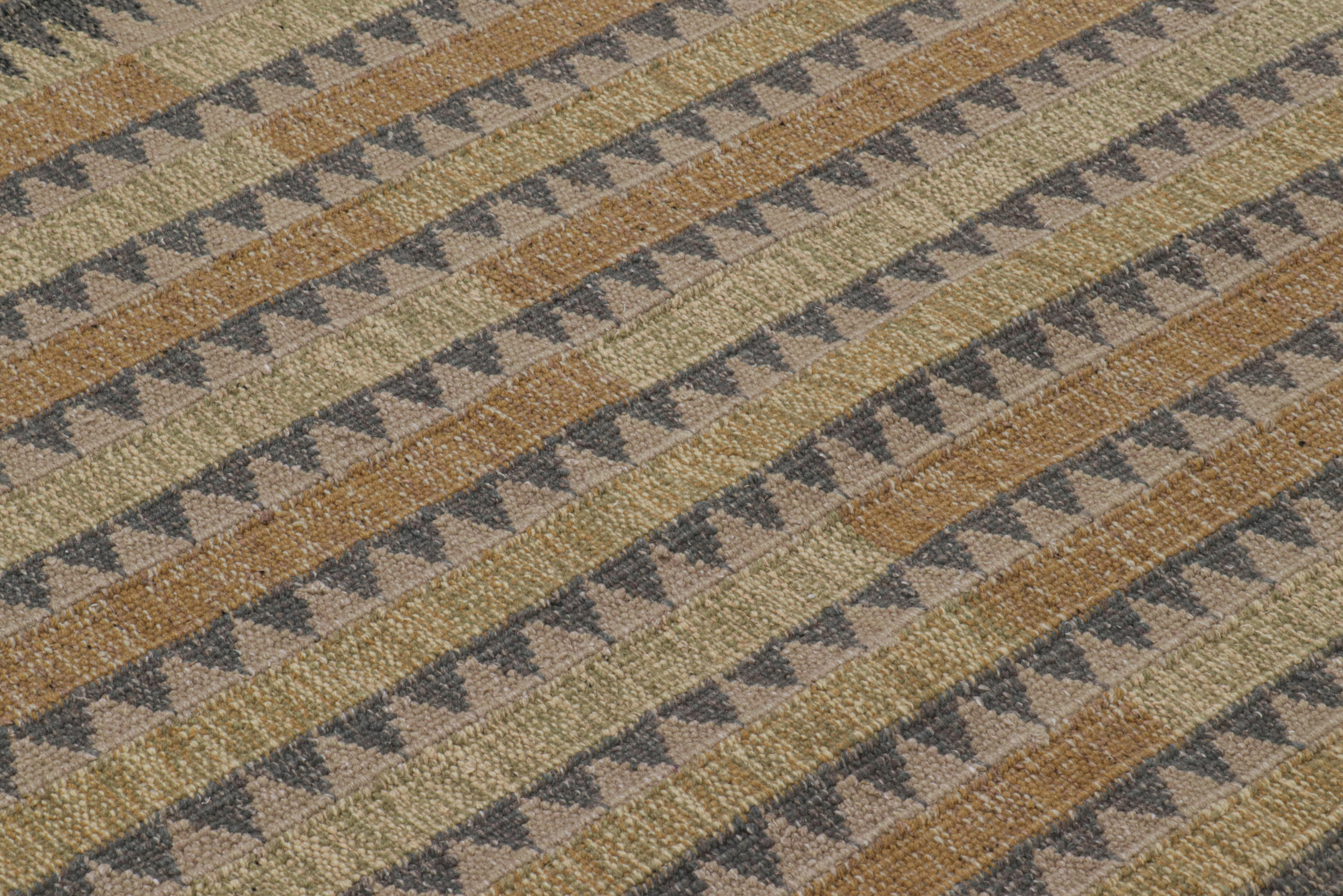 Scandinavian Rug with Geometric Patterns