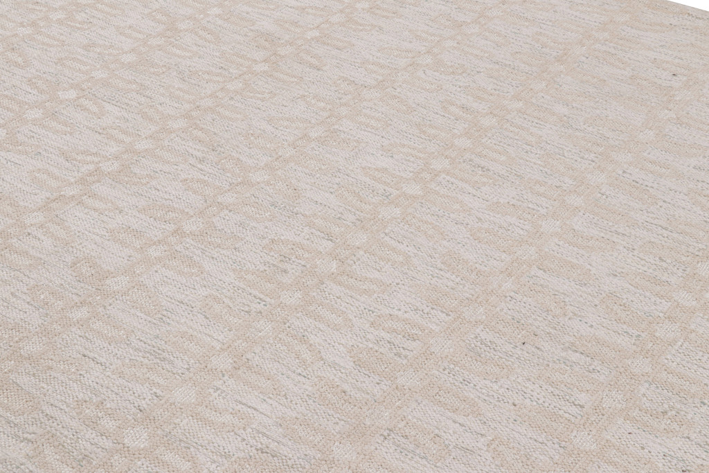 Scandinavian Rug with Floral Patterns