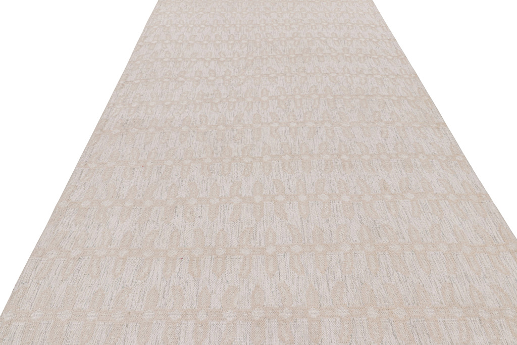 Scandinavian Rug with Floral Patterns