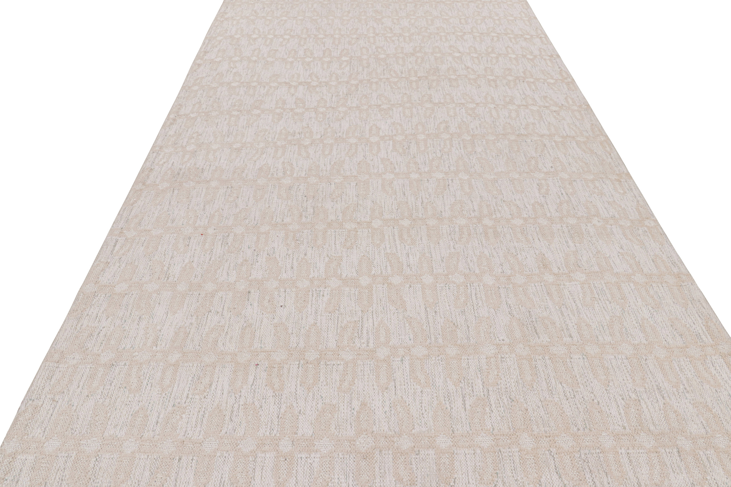 Scandinavian Rug with Floral Patterns