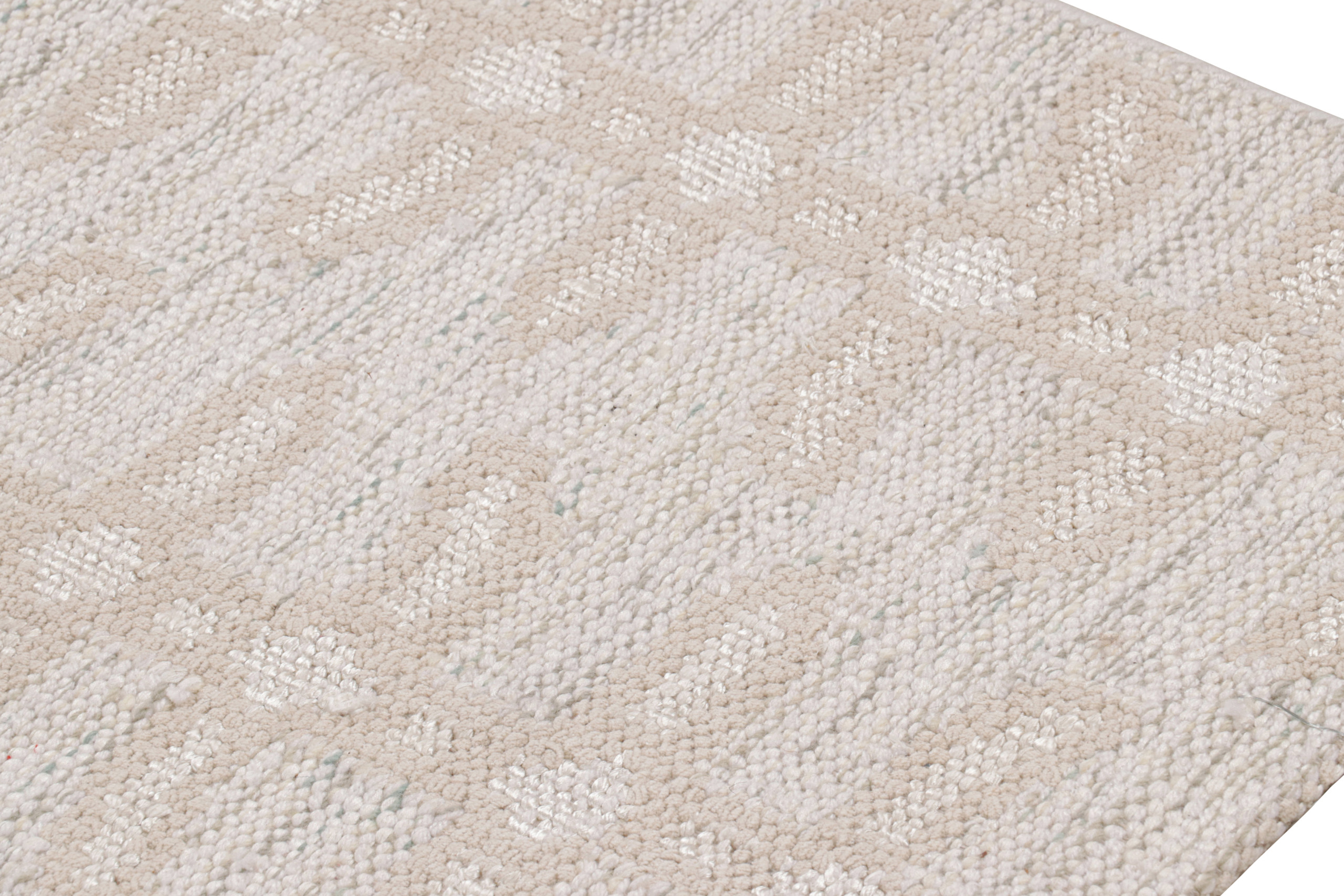 Scandinavian Rug with Floral Patterns