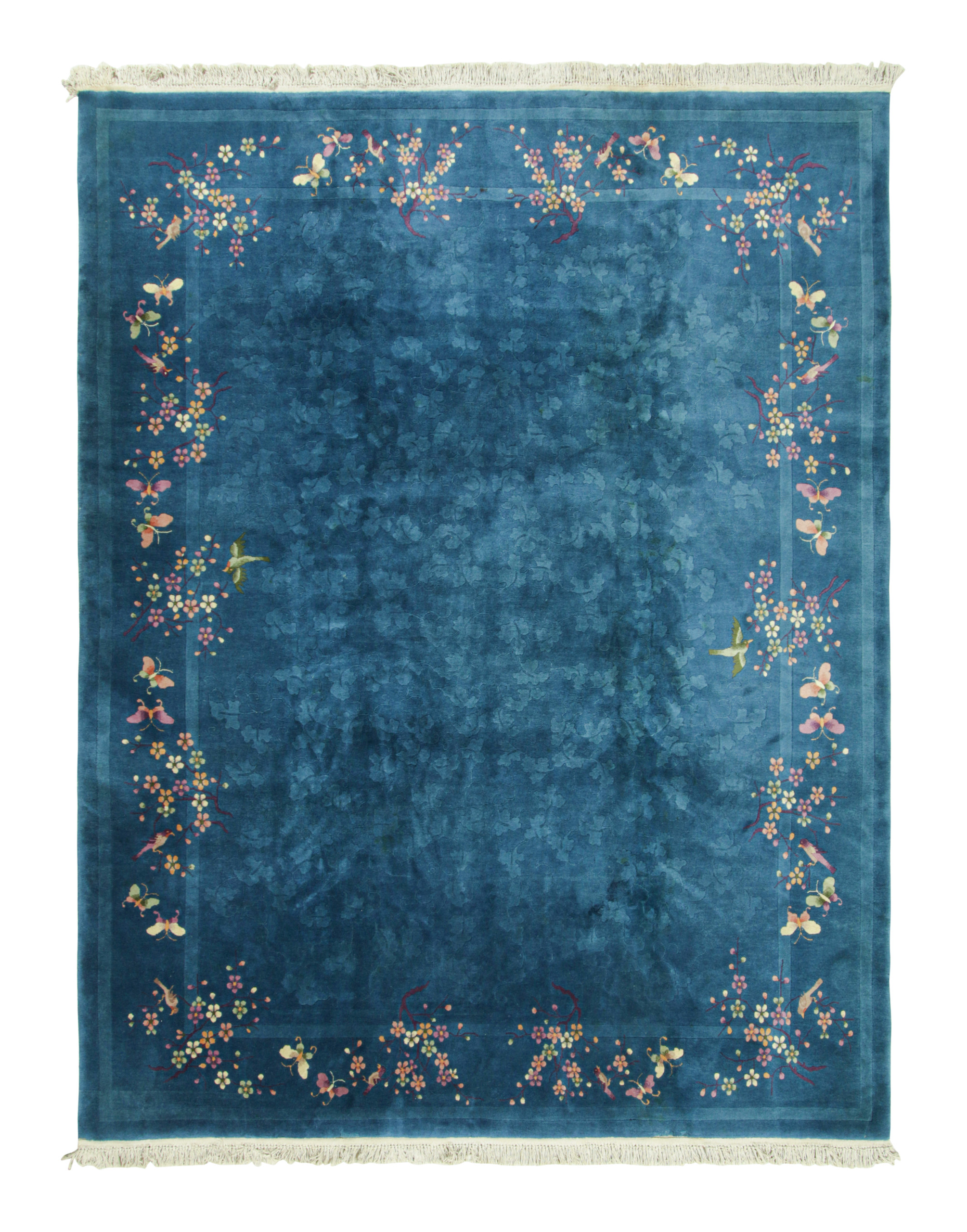 Antique Chinese Art Deco Rug