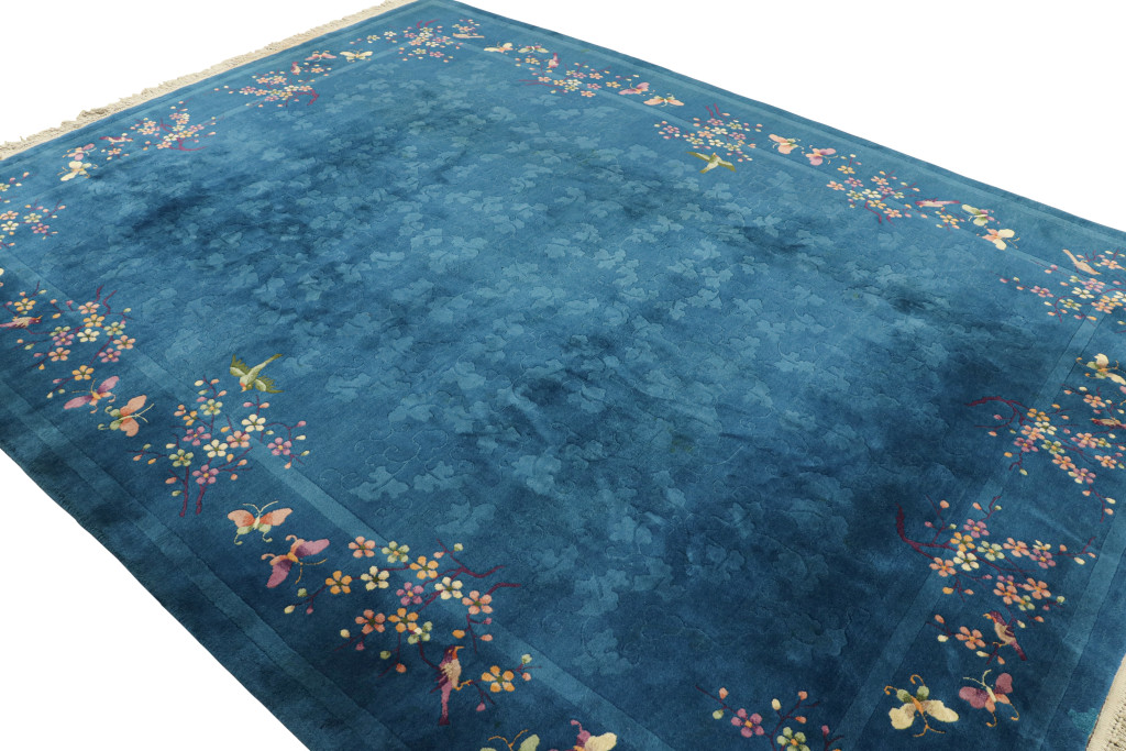 Antique Chinese Art Deco Rug