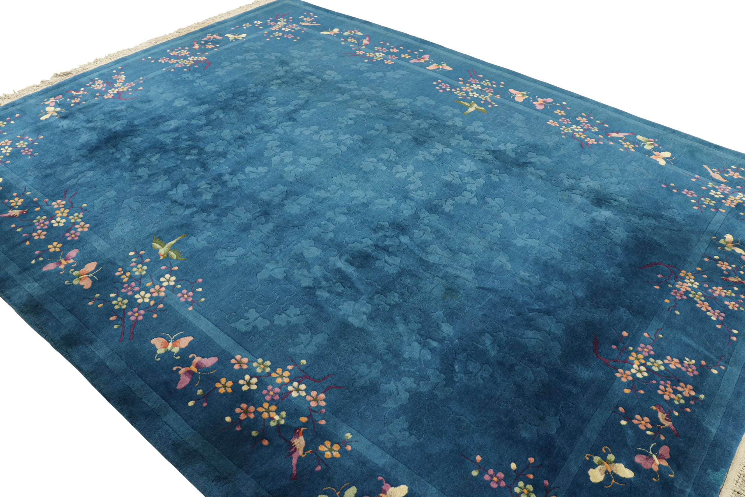 Antique Chinese Art Deco Rug