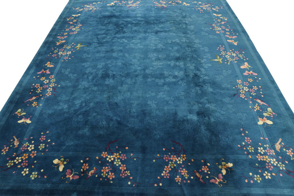 Antique Chinese Art Deco Rug