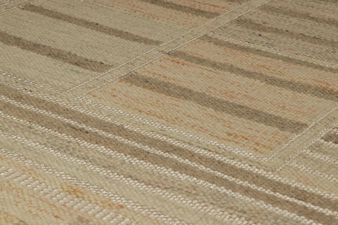 Scandinavian Rug with Geometric Patterns