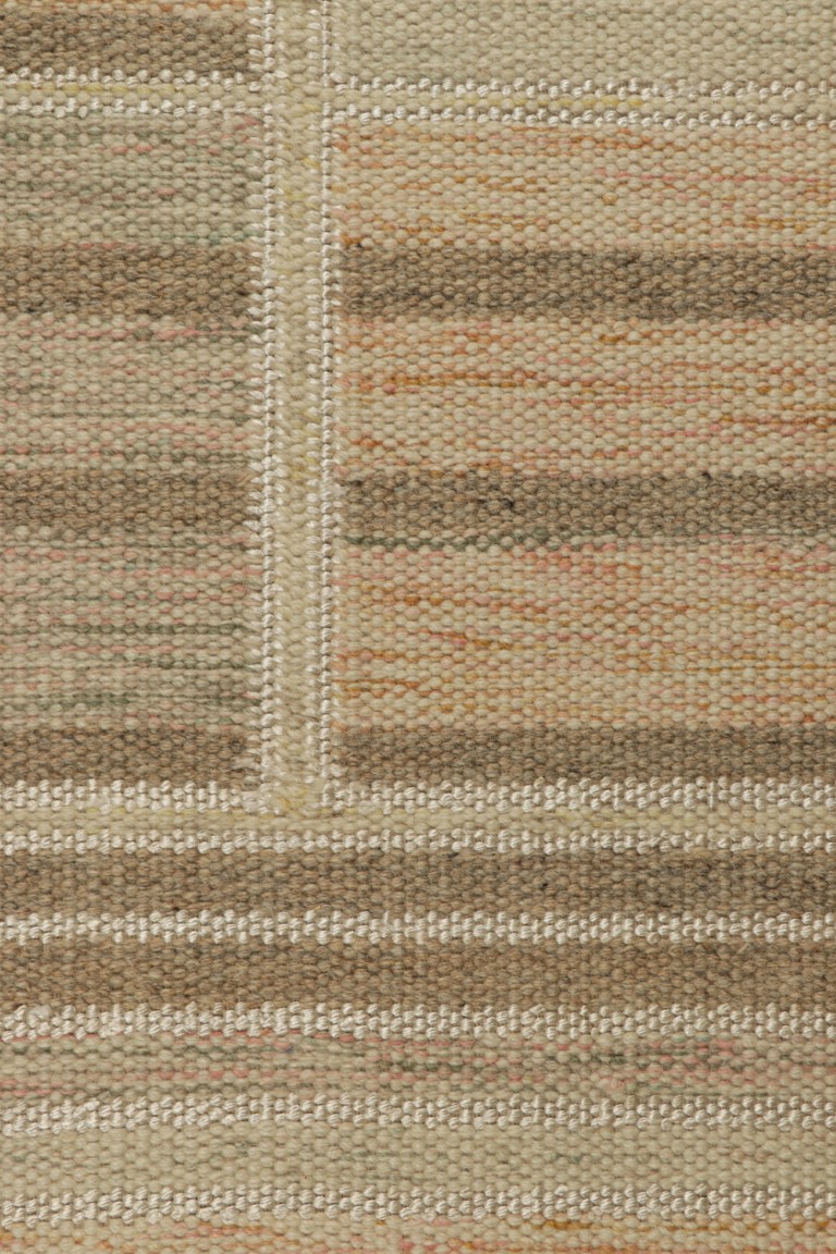 Scandinavian Rug with Geometric Patterns