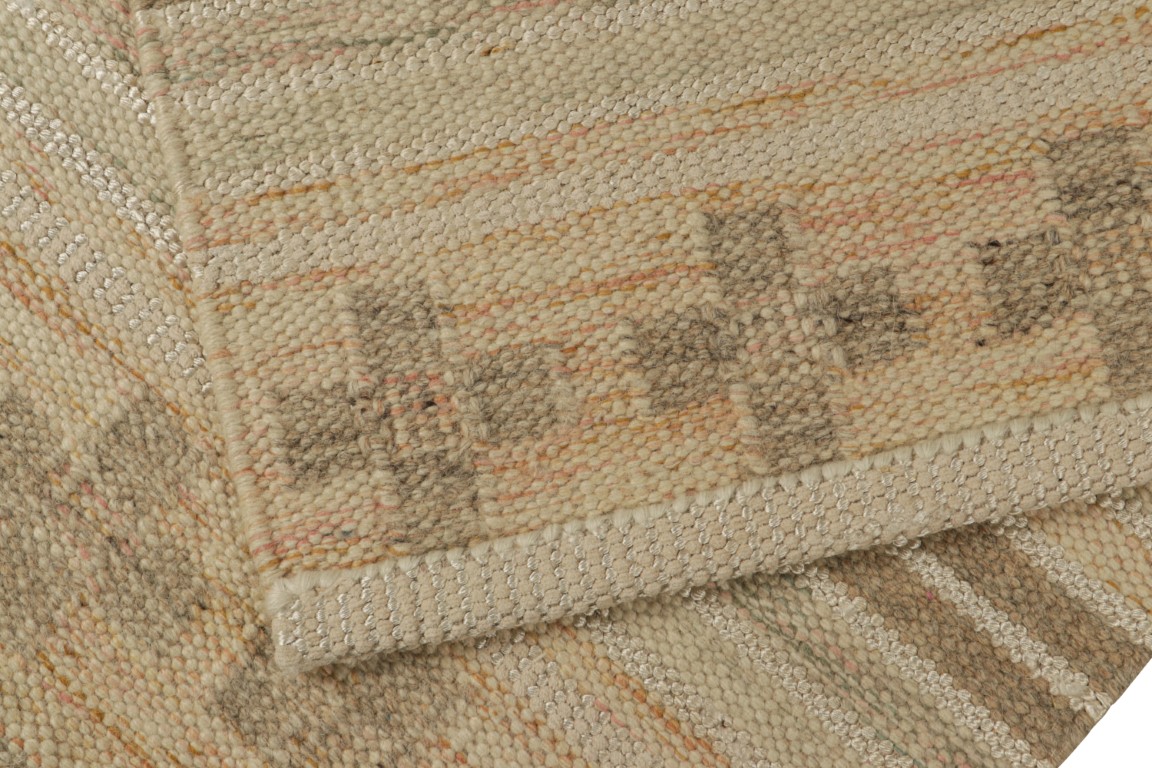 Scandinavian Rug with Geometric Patterns