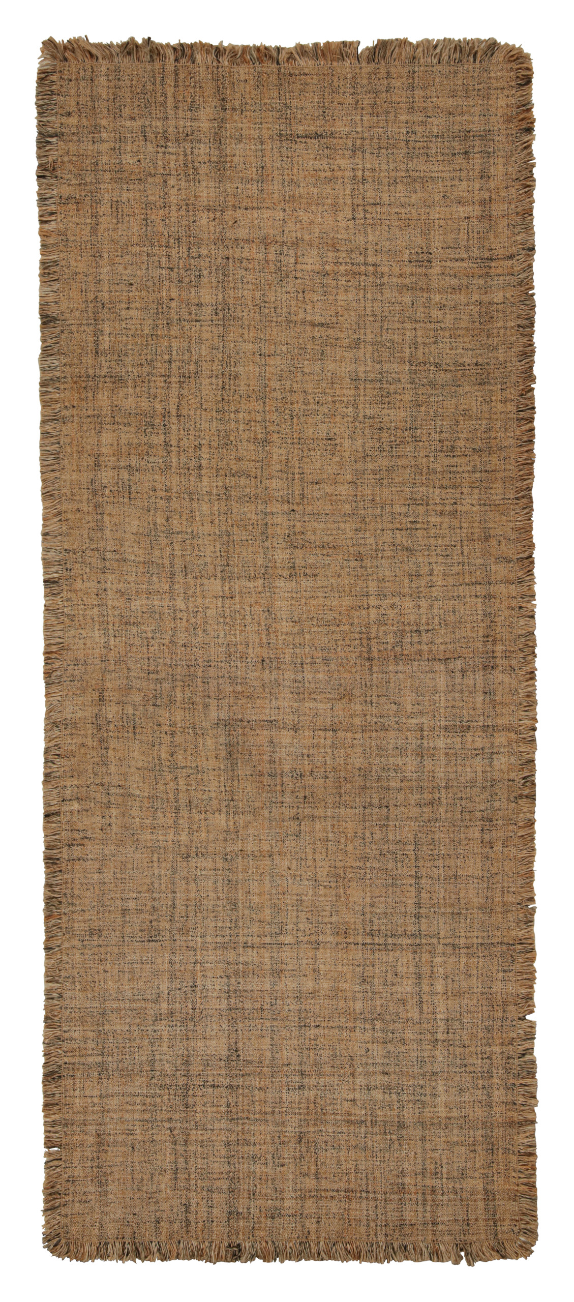 Contemporary Rug in Beige-Brown Striae
