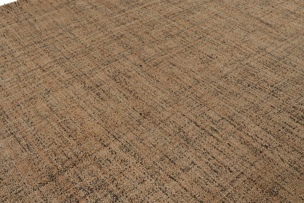 Contemporary Rug in Beige-Brown Striae