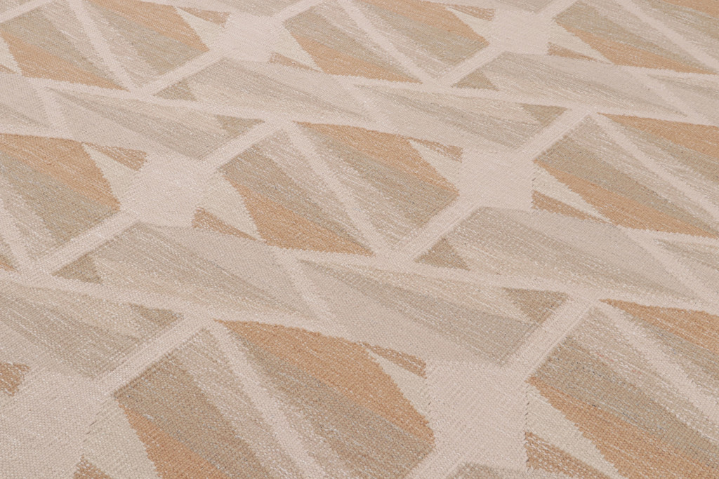 Scandinavian Rug with Geometric Patterns