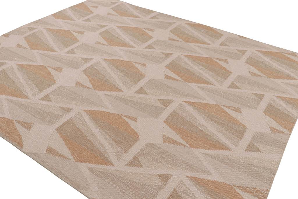 Scandinavian Rug with Geometric Patterns
