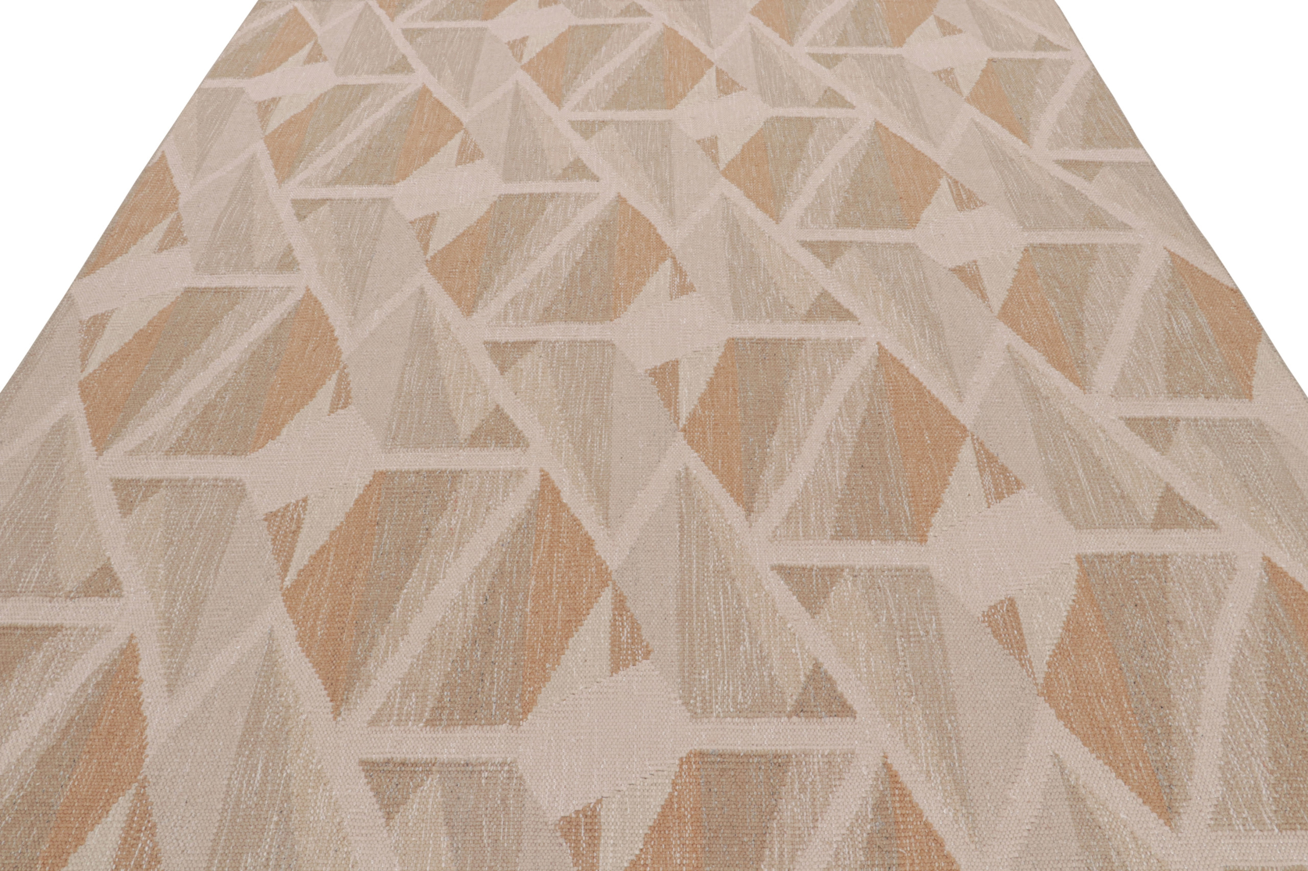 Scandinavian Rug with Geometric Patterns
