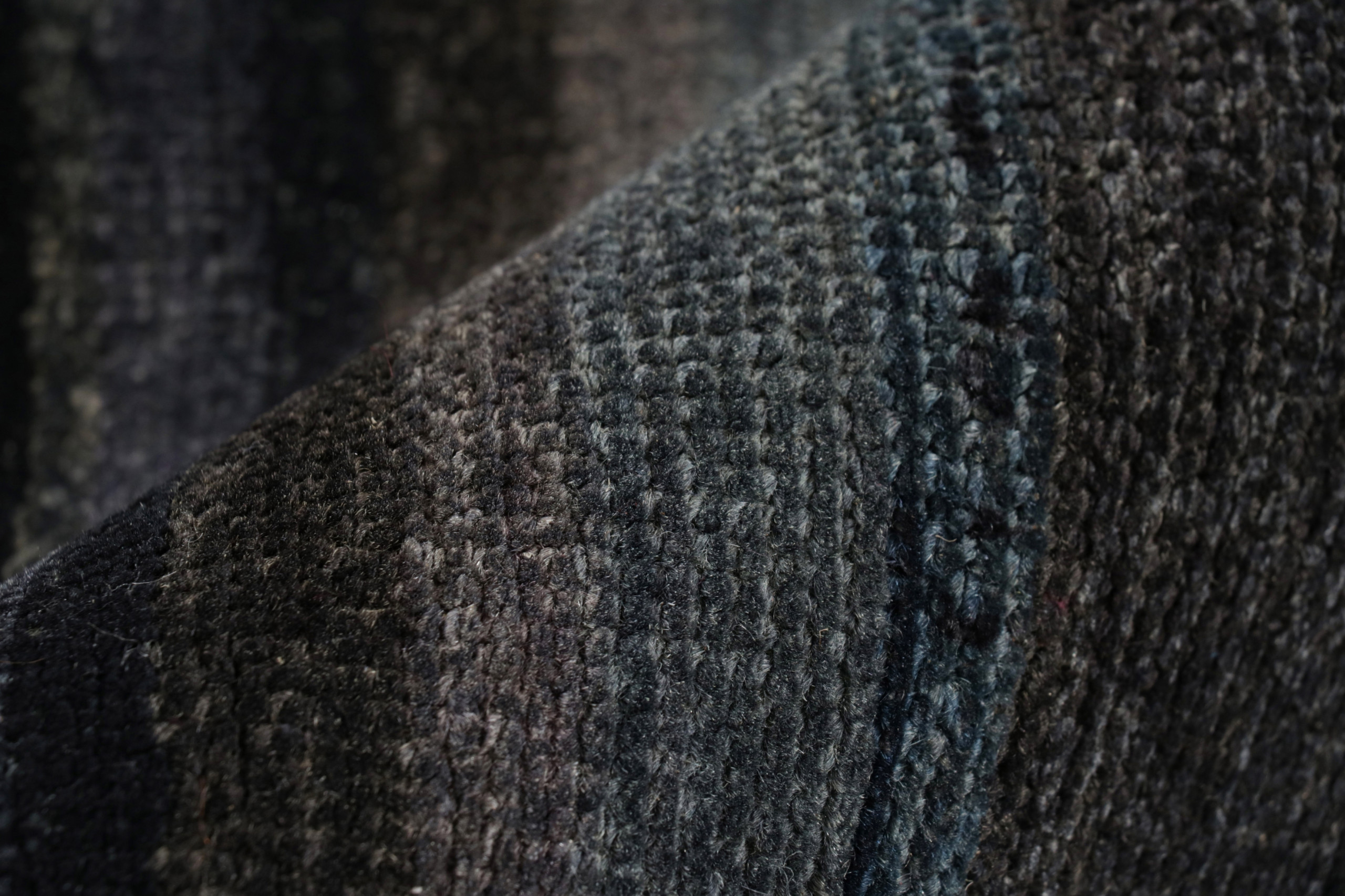 Modern Textural Striped Rug