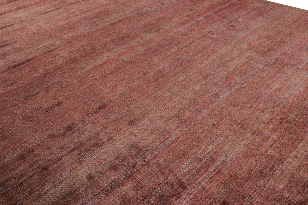 Modern Textural Striped Rug