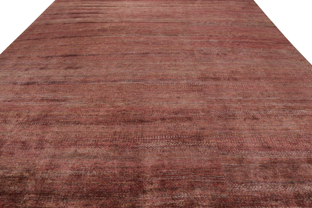 Modern Textural Striped Rug