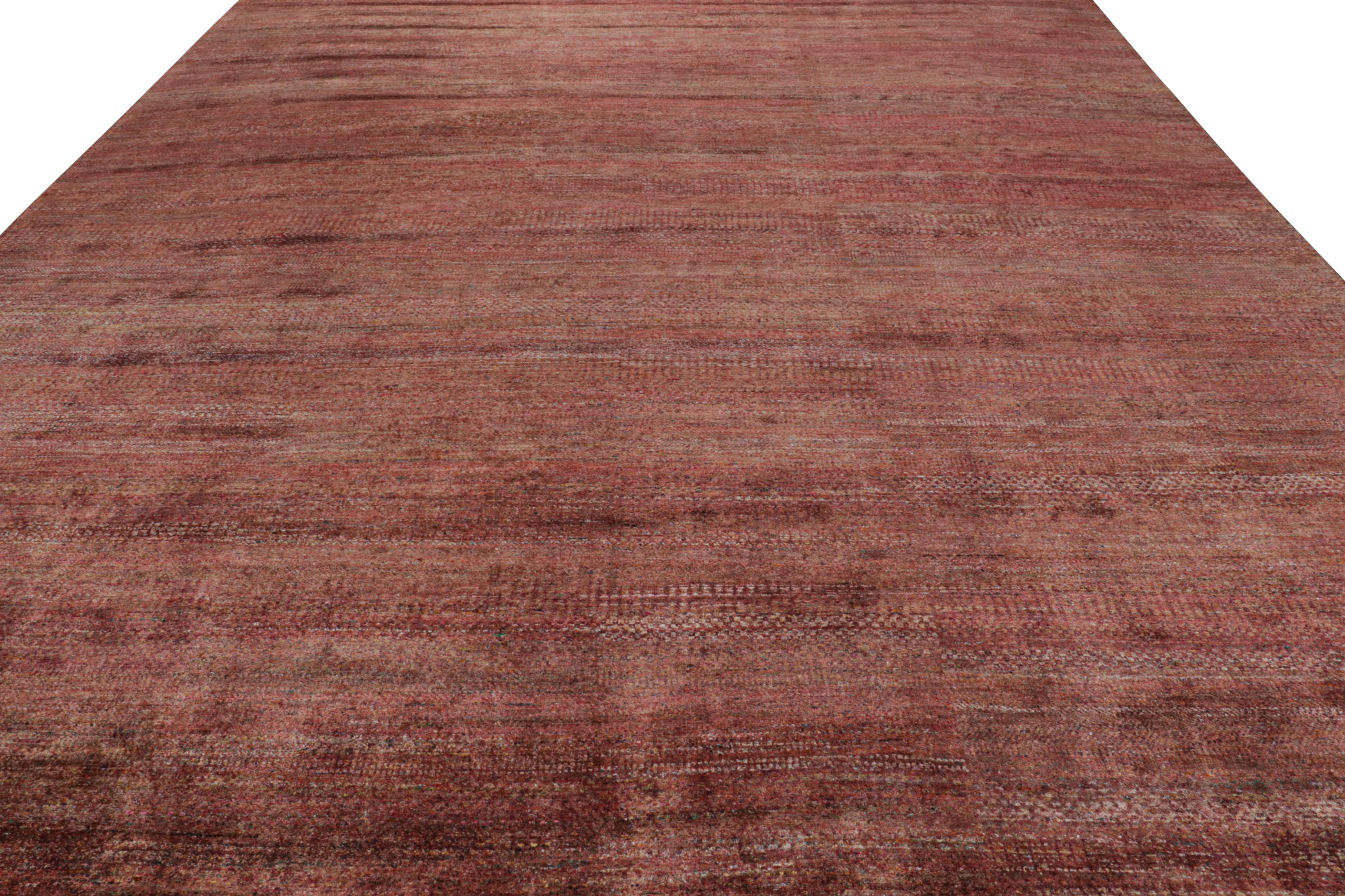 Modern Textural Striped Rug