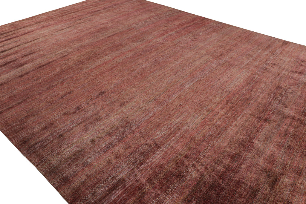 Modern Textural Striped Rug
