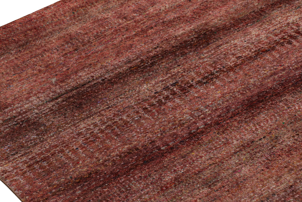 Modern Textural Striped Rug