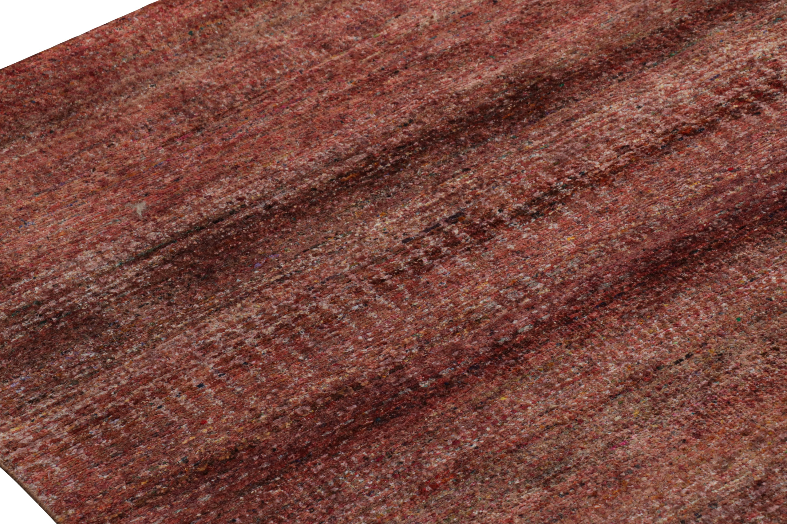 Modern Textural Striped Rug