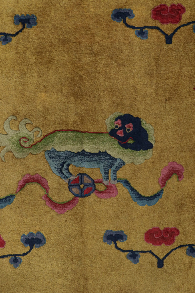 Antique Indochinese Art Deco Rug