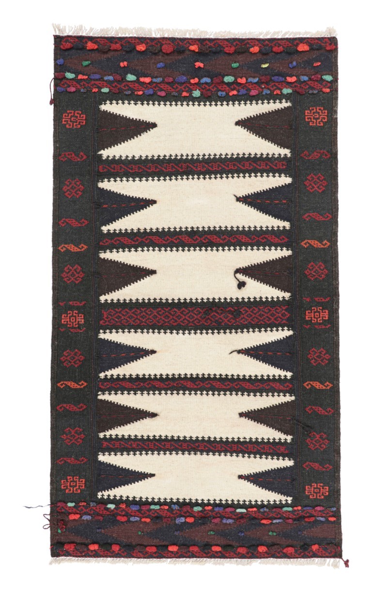 Vintage Afghan Geometric Kilim