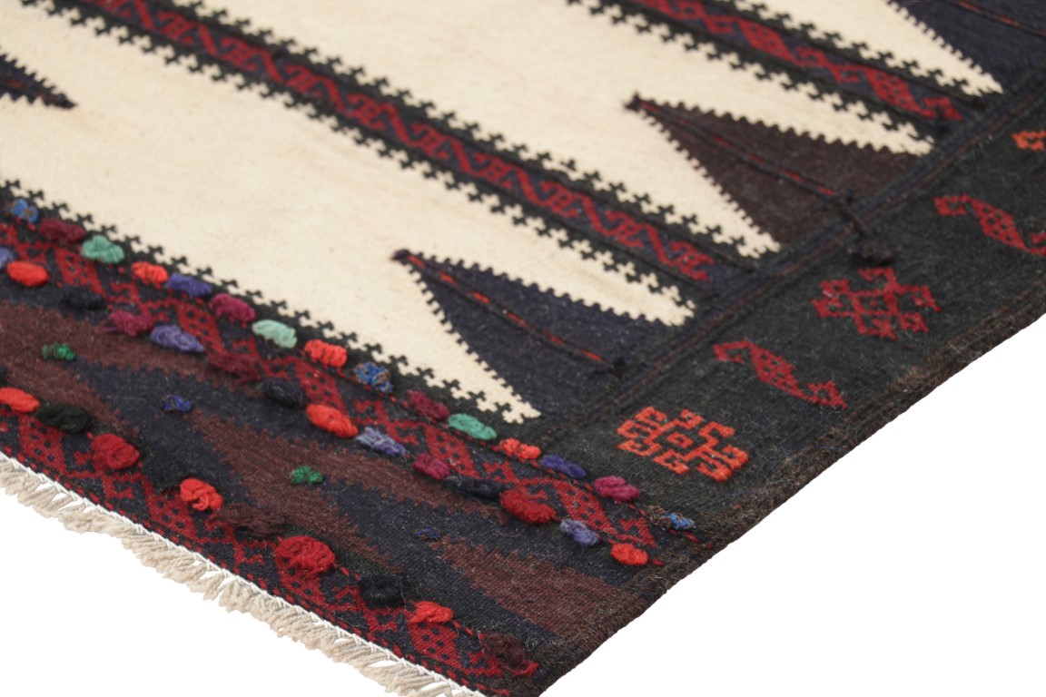 Vintage Afghan Geometric Kilim