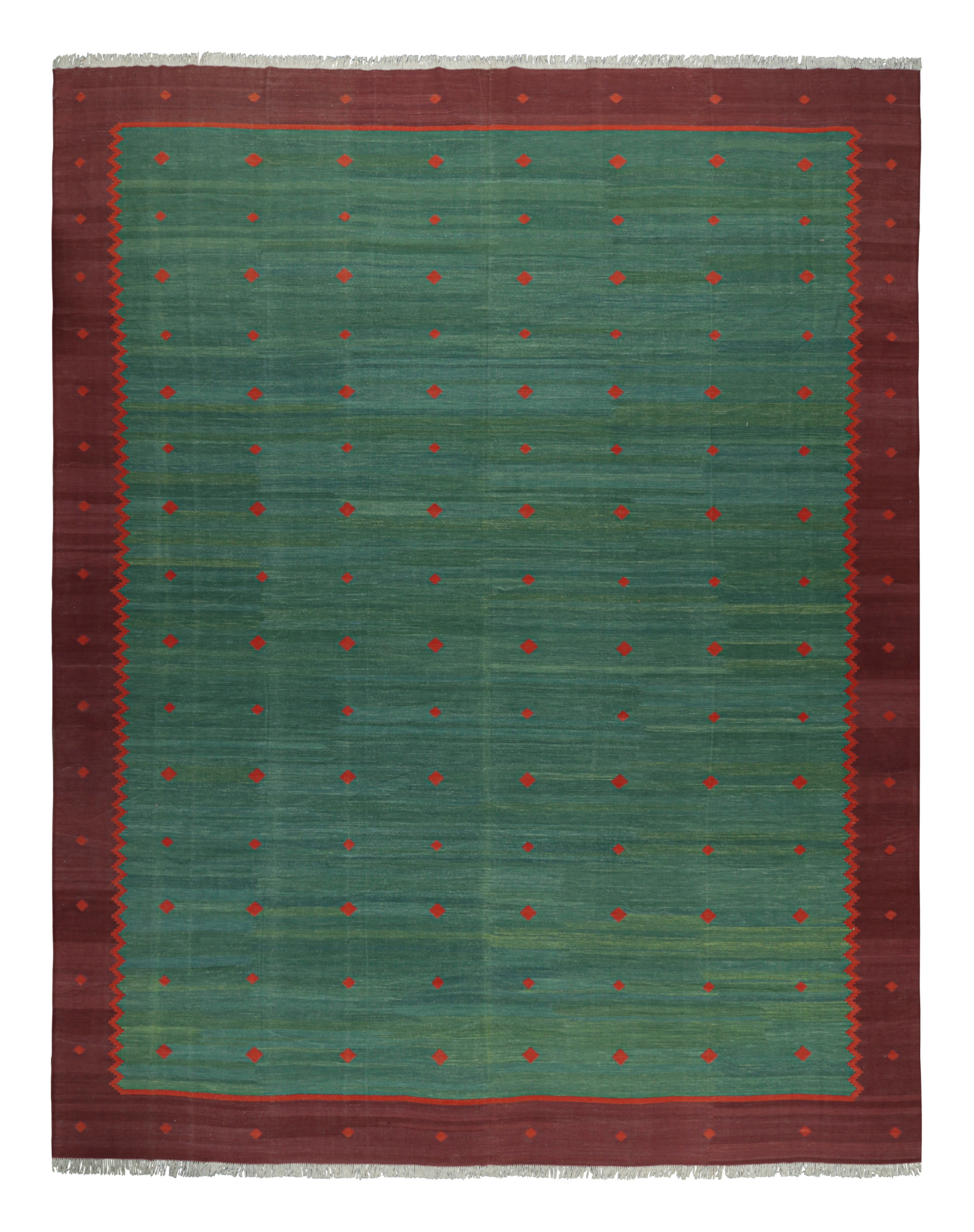 Oversized Contemporary Dhurrie Solid Rug