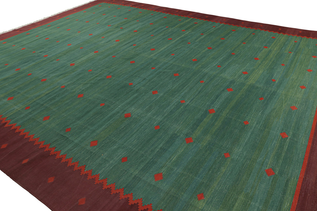 Oversized Contemporary Dhurrie Solid Rug