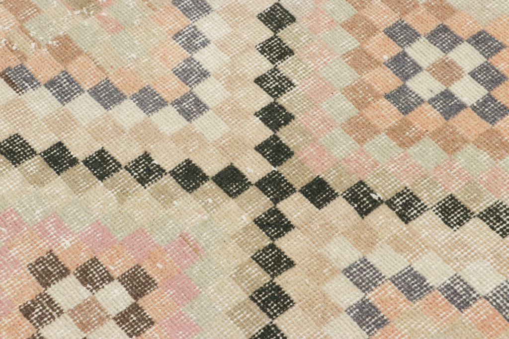 Vintage Turkish Floral Rug