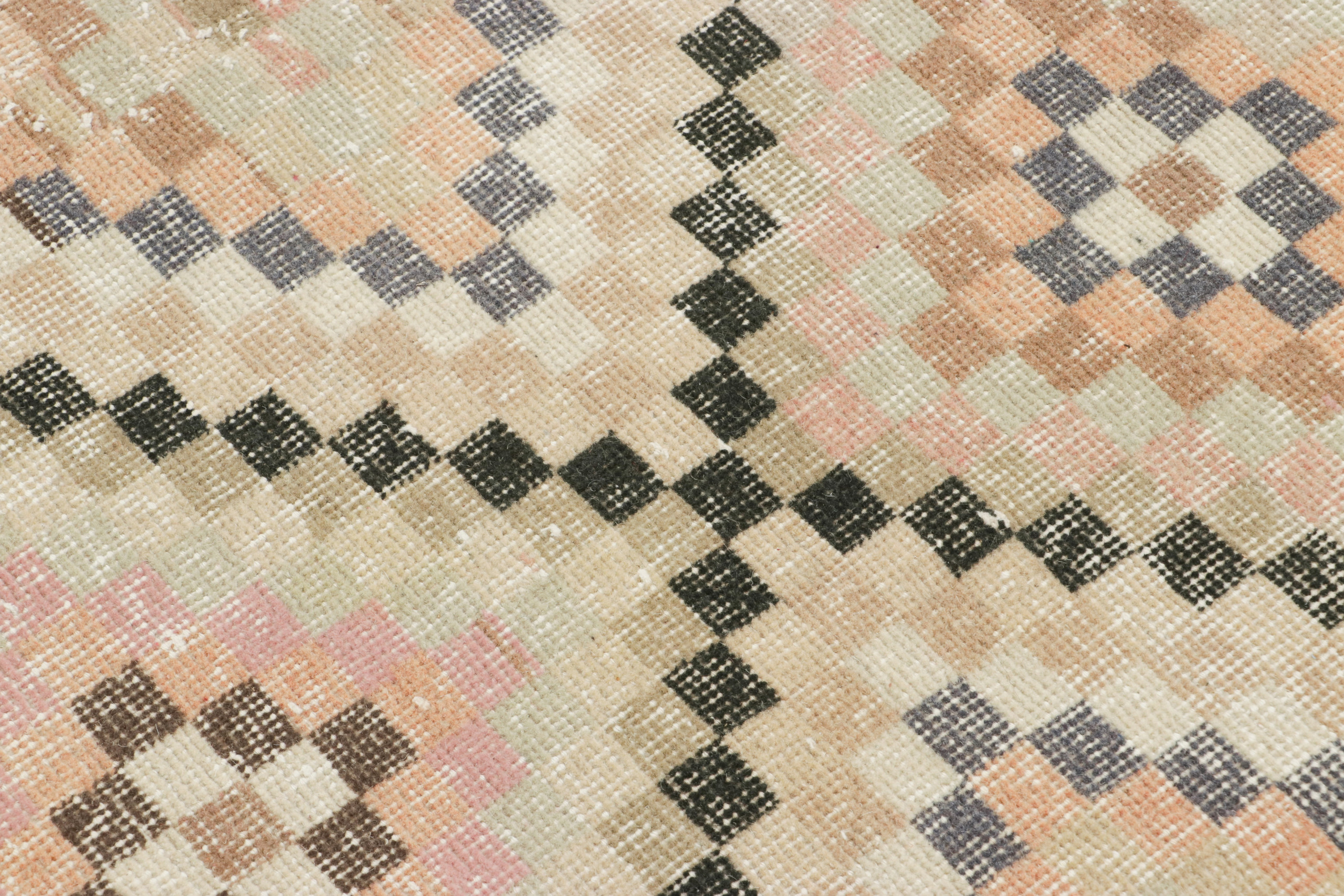 Vintage Turkish Floral Rug