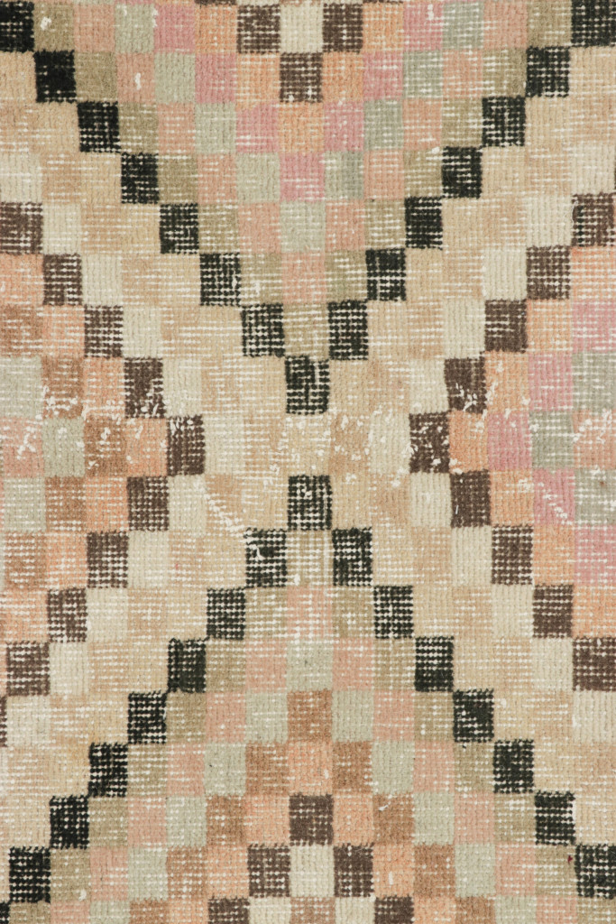 Vintage Turkish Floral Rug
