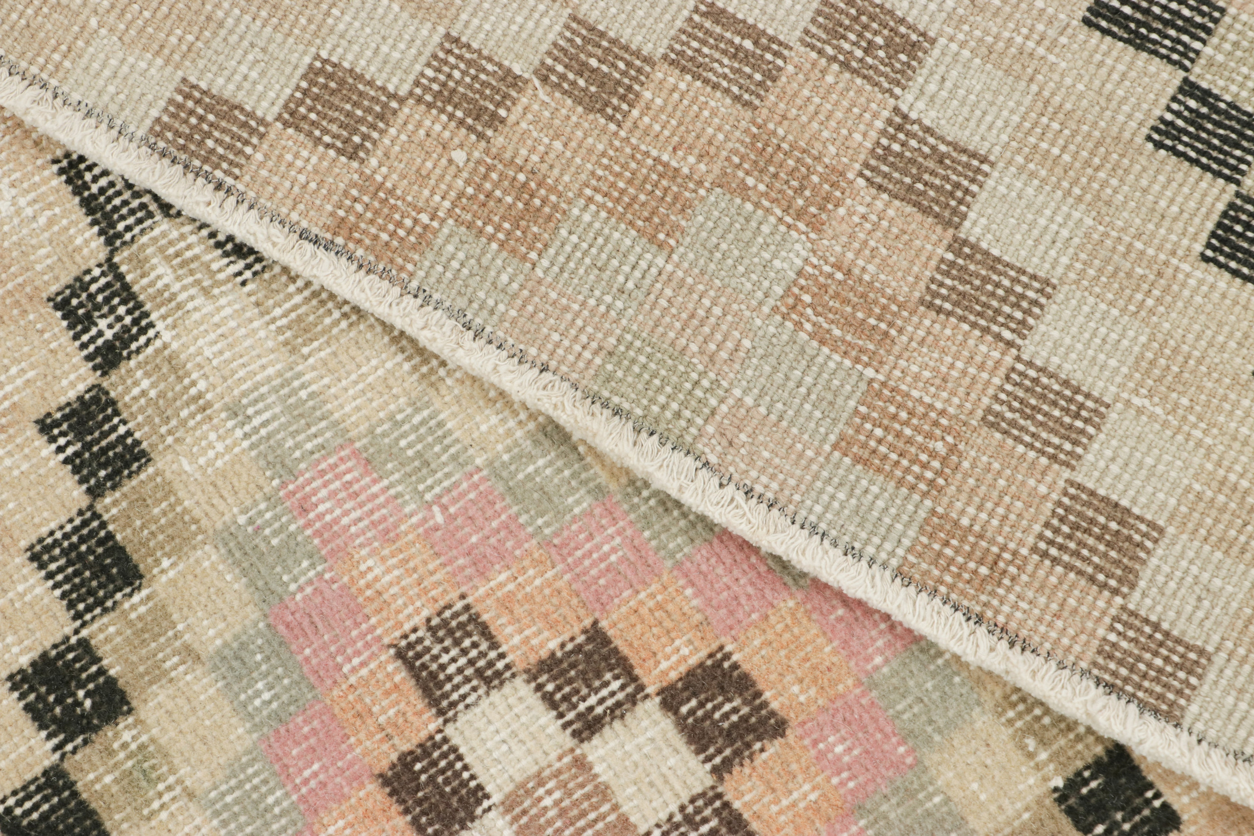 Vintage Turkish Floral Rug