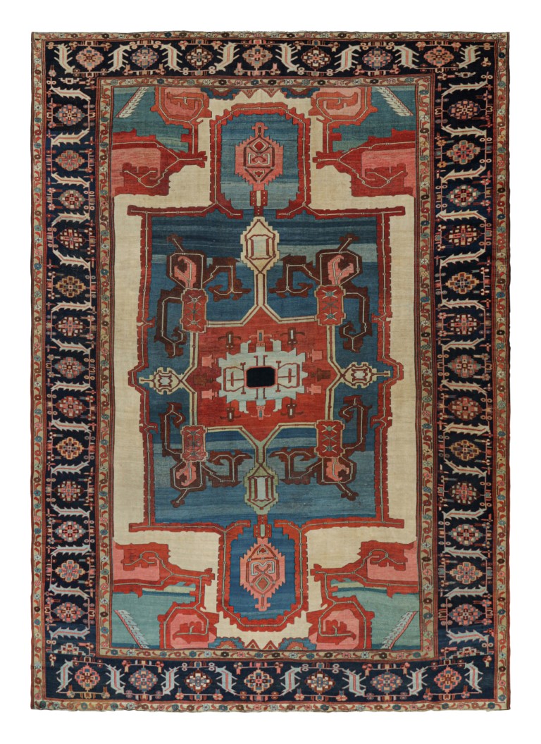 Antique Heriz Bakshaish Persian Rug