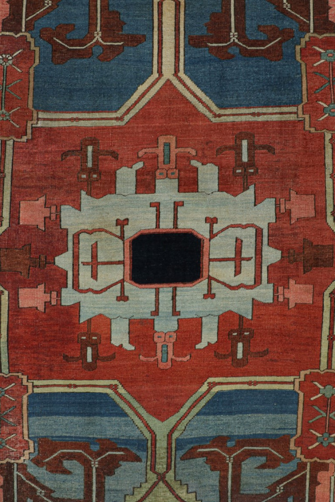 Antique Heriz Bakshaish Persian Rug