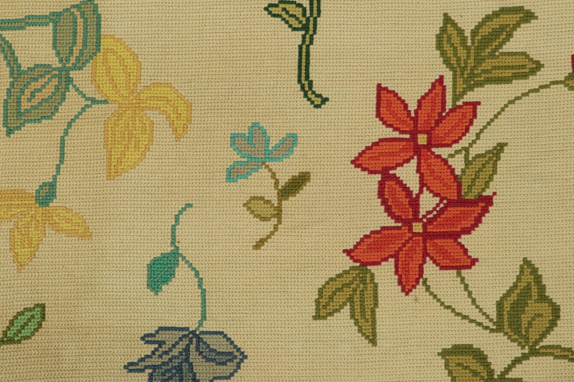 Antique Needlepoint Rug