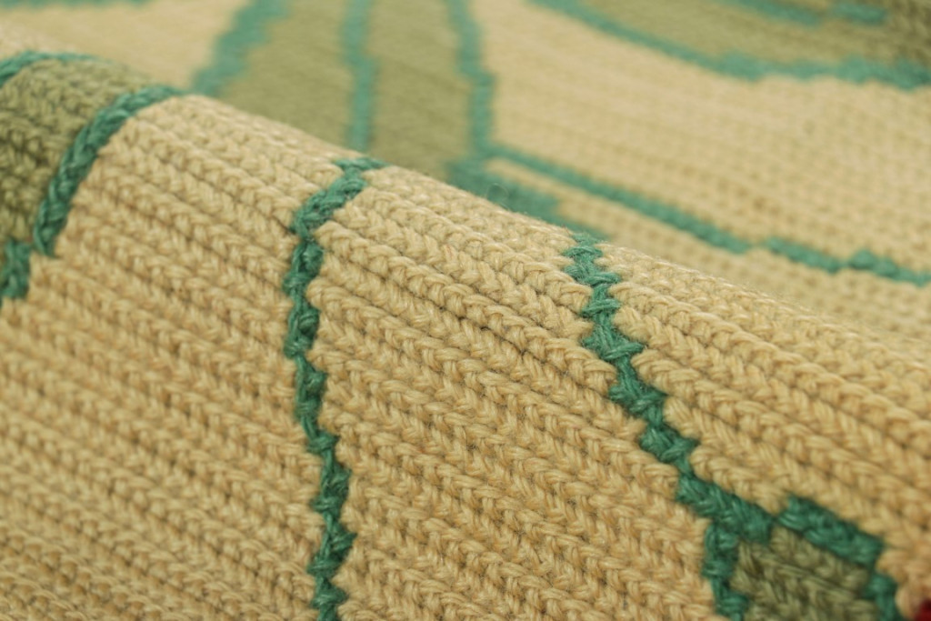 Antique Needlepoint Rug